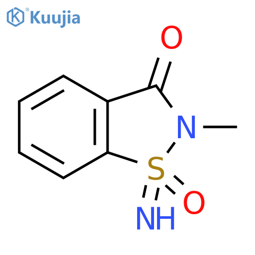 1-imino-2-methyl-2,3-dihydro-1lambda6,2-benzothiazole-1,3-dione structure