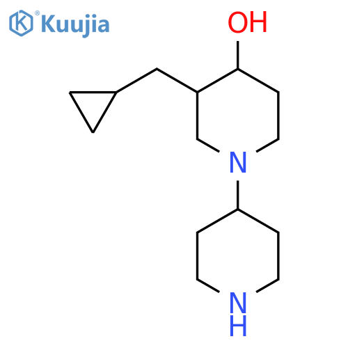 3-(Cyclopropylmethyl)-[1,4'-bipiperidin]-4-ol structure