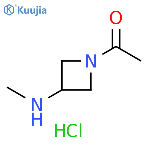 1-(3-(methylamino)azetidin-1-yl)ethan-1-one hydrochloride structure