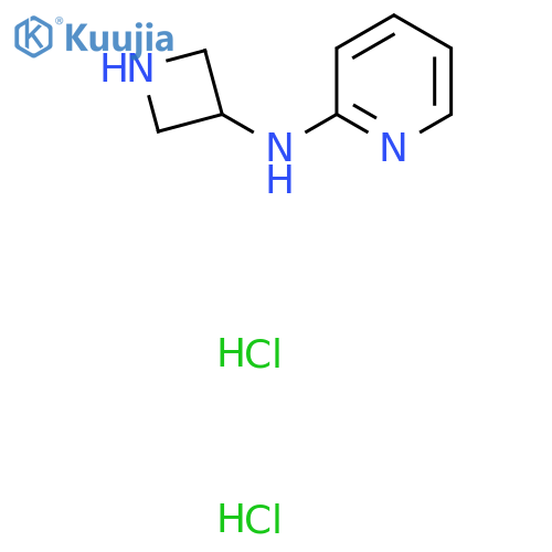 N-(Azetidin-3-yl)pyridin-2-amine dihydrochloride structure