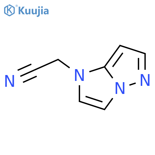 2-(1H-imidazo[1,2-b]pyrazol-1-yl)acetonitrile structure