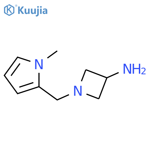 1-((1-methyl-1H-pyrrol-2-yl)methyl)azetidin-3-amine structure