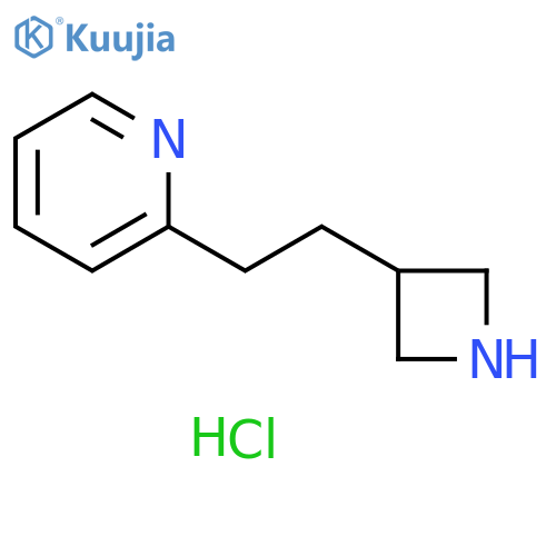 2-[2-(azetidin-3-yl)ethyl]pyridine dihydrochloride structure