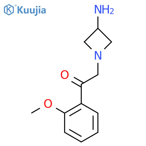 2-(3-Aminoazetidin-1-yl)-1-(2-methoxyphenyl)ethan-1-one structure