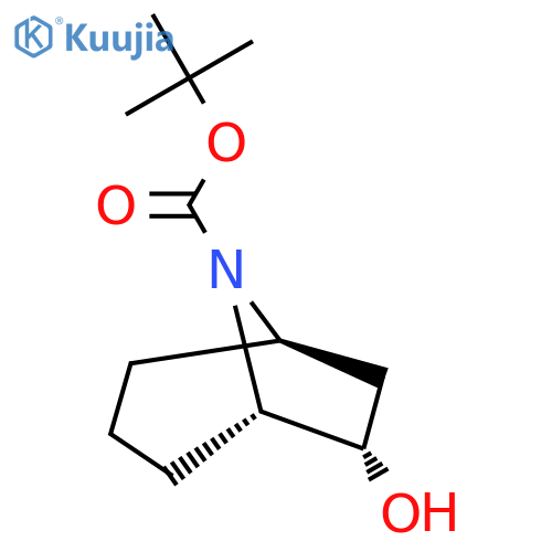 Endo-8-boc-6-hydroxy-8-azabicyclo[3.2.1]octane structure