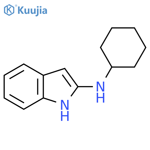 N-cyclohexyl-1H-indol-2-amine structure