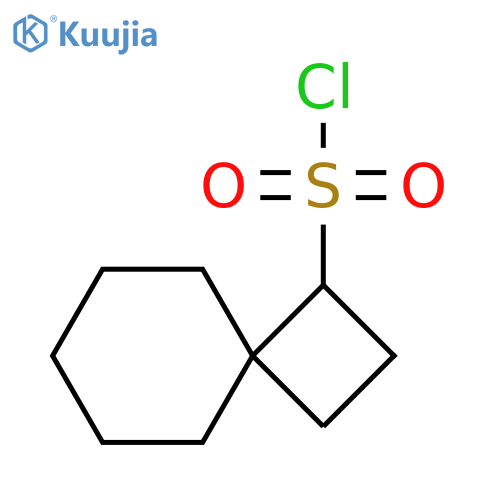 Spiro[3.5]nonane-1-sulfonyl chloride structure
