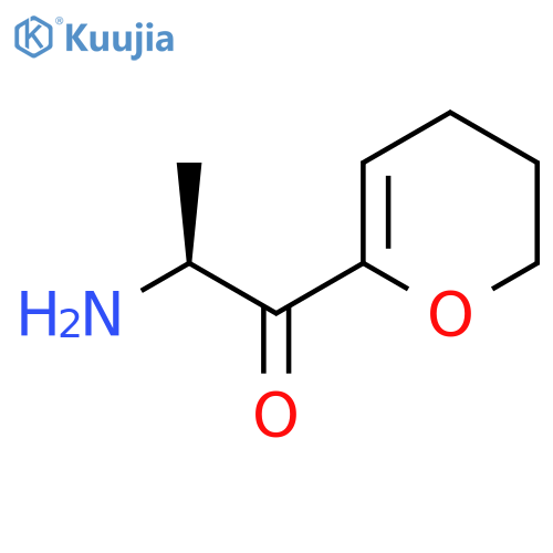 (2S)-2-amino-1-(3,4-dihydro-2H-pyran-6-yl)propan-1-one structure