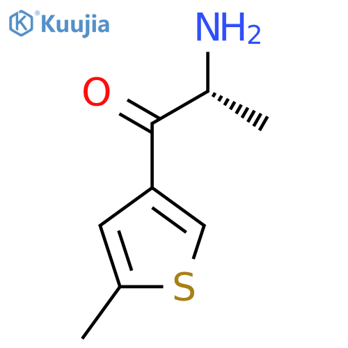 (2R)-2-amino-1-(5-methylthiophen-3-yl)propan-1-one structure