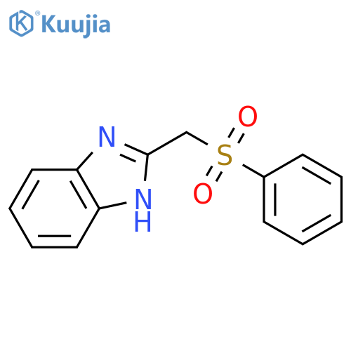2-(Benzenesulfonyl)methyl-1H-1,3-benzodiazole structure
