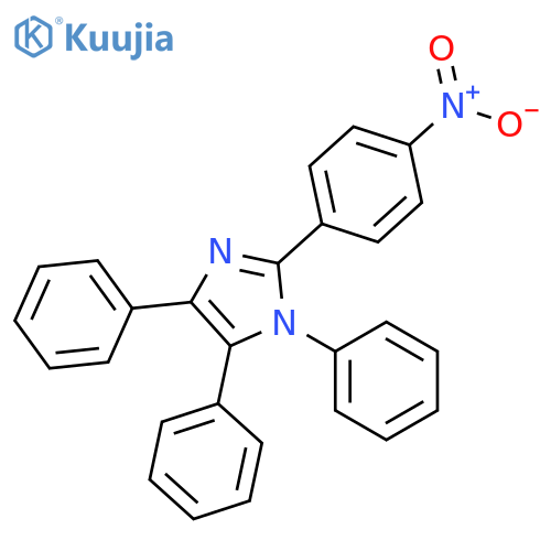 1H-Imidazole, 2-(4-nitrophenyl)-1,4,5-triphenyl- structure