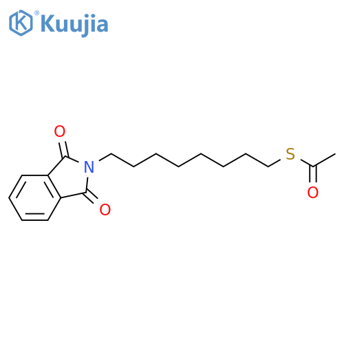 S-[8-(1,3-Dihydro-1,3-dioxo-2H-isoindol-2-yl)octyl] ethanethioate structure