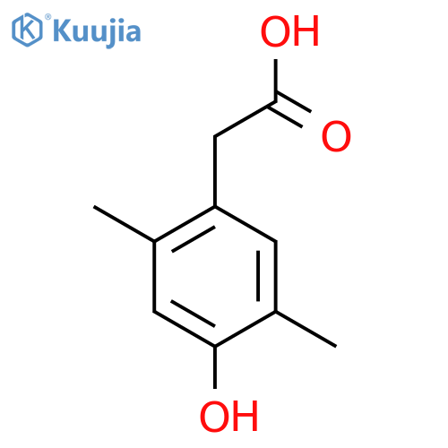 2-(4-Hydroxy-2,5-dimethylphenyl)acetic acid structure