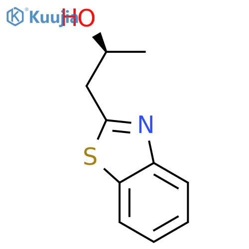 (2S)-1-(1,3-benzothiazol-2-yl)propan-2-ol structure