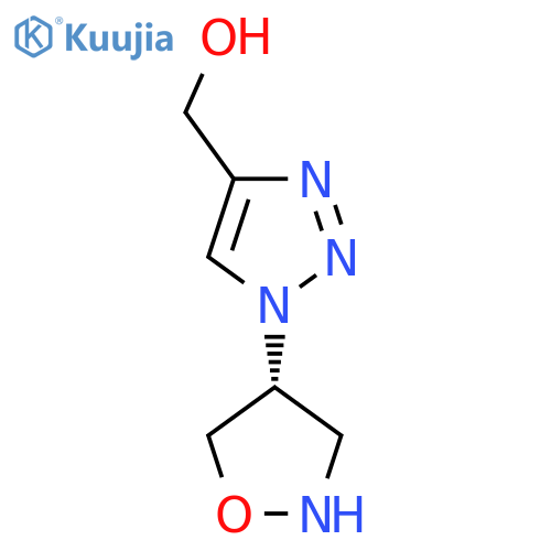 {1-[(4R)-1,2-oxazolidin-4-yl]-1H-1,2,3-triazol-4-yl}methanol structure