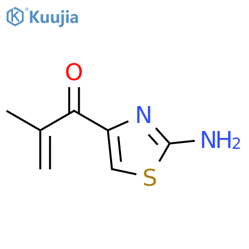 2-Propen-1-one, 1-(2-amino-4-thiazolyl)-2-methyl- structure