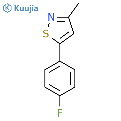5-(4-Fluorophenyl)-3-methyl-1,2-thiazole structure