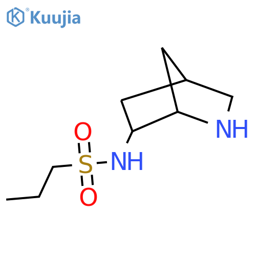 N-{2-azabicyclo[2.2.1]heptan-6-yl}propane-1-sulfonamide structure