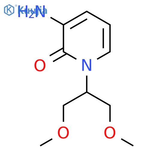 3-amino-1-(1,3-dimethoxypropan-2-yl)-1,2-dihydropyridin-2-one structure