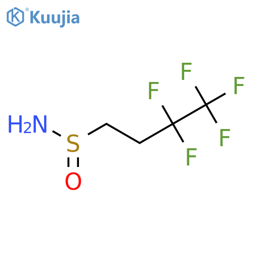 3,3,4,4,4-Pentafluorobutane-1-sulfinamide structure