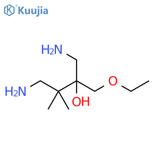 2-Butanol, 4-amino-2-(aminomethyl)-1-ethoxy-3,3-dimethyl- structure