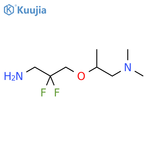 [2-(3-Amino-2,2-difluoropropoxy)propyl]dimethylamine structure