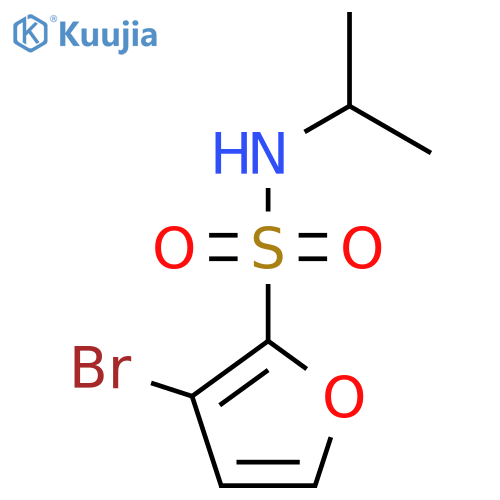 3-bromo-N-(propan-2-yl)furan-2-sulfonamide structure
