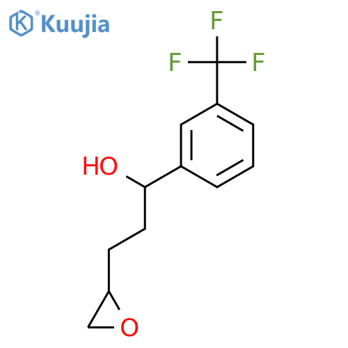 3-(Oxiran-2-yl)-1-[3-(trifluoromethyl)phenyl]propan-1-ol structure