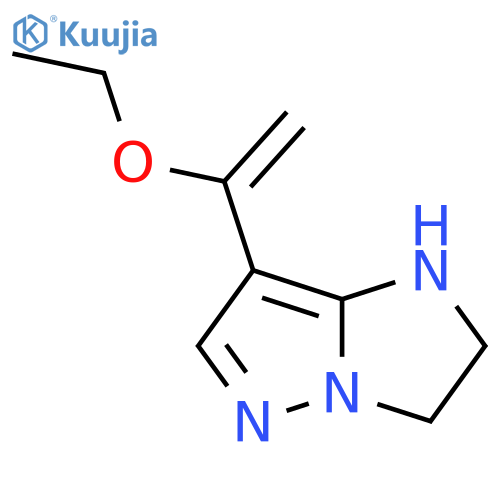 7-(1-ethoxyethenyl)-1H,2H,3H-pyrazolo[1,5-a]imidazole structure