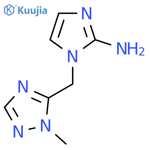 1-(1-methyl-1H-1,2,4-triazol-5-yl)methyl-1H-imidazol-2-amine structure