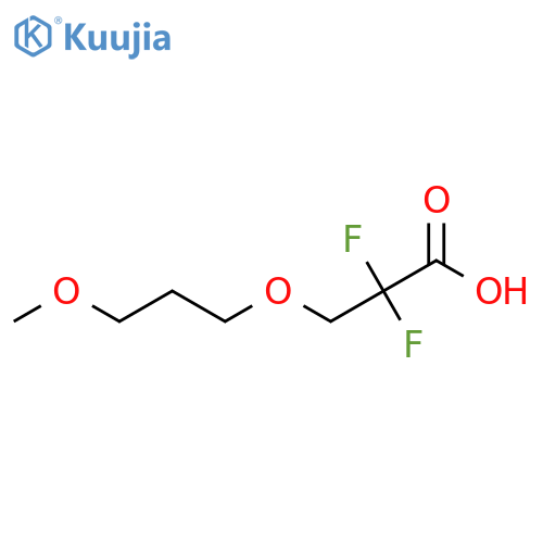 2,2-Difluoro-3-(3-methoxypropoxy)propanoic acid structure