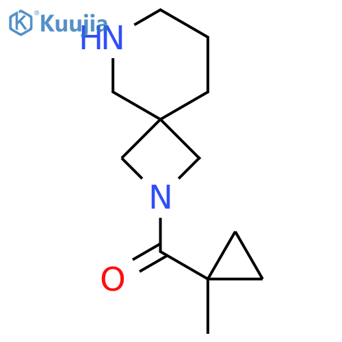 2-(1-Methylcyclopropanecarbonyl)-2,6-diazaspiro[3.5]nonane structure