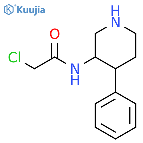 Acetamide, 2-chloro-N-(4-phenyl-3-piperidinyl)- structure