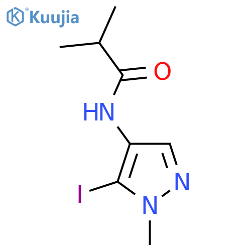 N-(5-iodo-1-methyl-1H-pyrazol-4-yl)-2-methylpropanamide structure