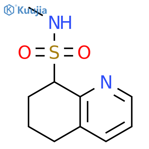 8-Quinolinesulfonamide, 5,6,7,8-tetrahydro-N-methyl- structure