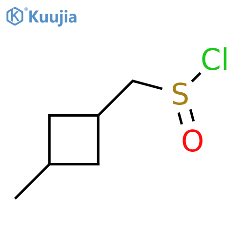 (3-Methylcyclobutyl)methanesulfinyl chloride structure