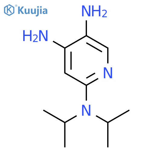 2,4,5-Pyridinetriamine, N2,N2-bis(1-methylethyl)- structure
