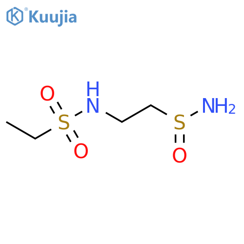 N-[2-(aminosulfinyl)ethyl]ethane-1-sulfonamide structure
