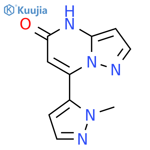 7-(1-methyl-1H-pyrazol-5-yl)pyrazolo1,5-apyrimidin-5-ol structure