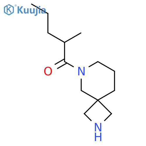 1-{2,6-Diazaspiro[3.5]nonan-6-yl}-2-methylpentan-1-one structure