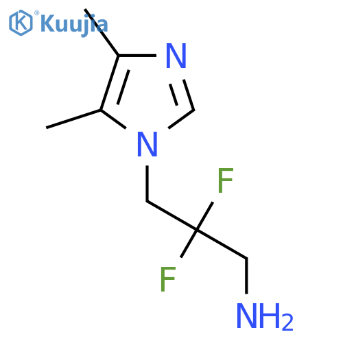 1H-Imidazole-1-propanamine, β,β-difluoro-4,5-dimethyl- structure