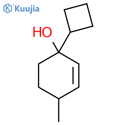 1-Cyclobutyl-4-methylcyclohex-2-en-1-ol structure