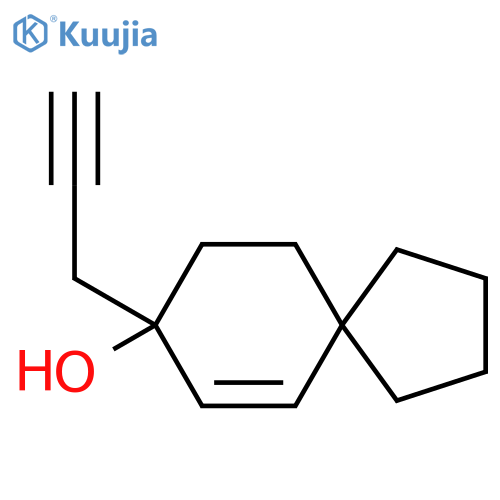 8-(Prop-2-yn-1-yl)spiro[4.5]dec-6-en-8-ol structure