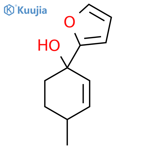 1-(Furan-2-yl)-4-methylcyclohex-2-en-1-ol structure