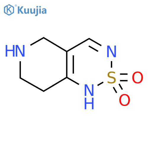 3H,5H,6H,7H,8H-2lambda6-pyrido4,3-c1,2,6thiadiazine-2,2-dione structure