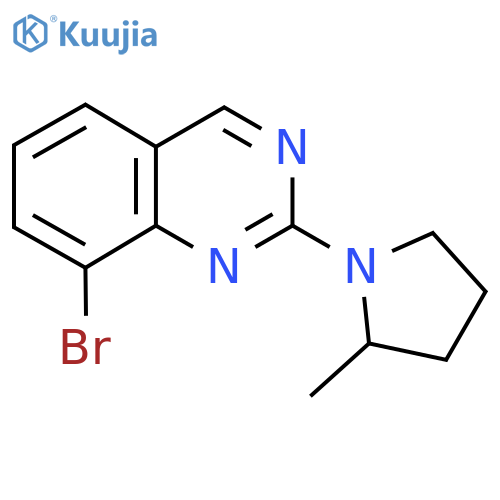 8-Bromo-2-(2-methylpyrrolidin-1-yl)quinazoline structure