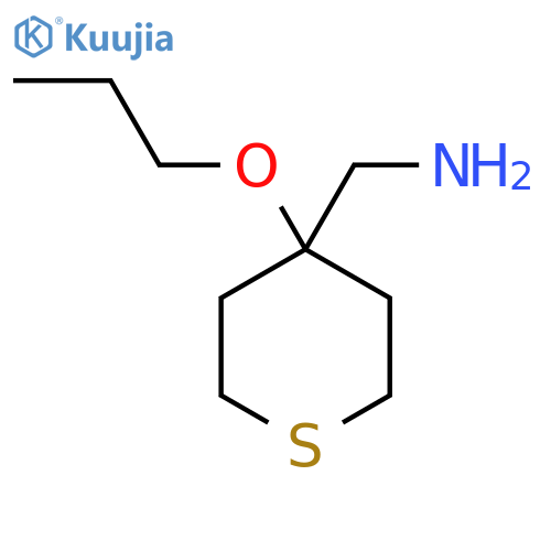 (4-propoxythian-4-yl)methanamine structure