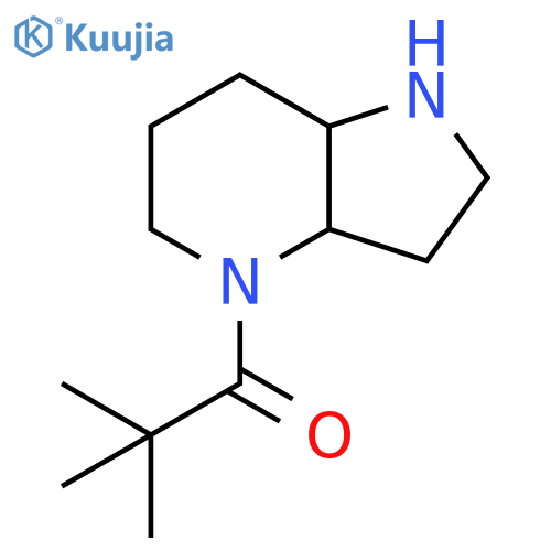1-Propanone, 2,2-dimethyl-1-(octahydro-4H-pyrrolo[3,2-b]pyridin-4-yl)- structure