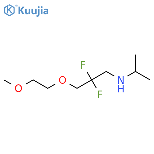 1-Propanamine, 2,2-difluoro-3-(2-methoxyethoxy)-N-(1-methylethyl)- structure