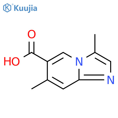 3,7-dimethylimidazo[1,2-a]pyridine-6-carboxylic acid structure